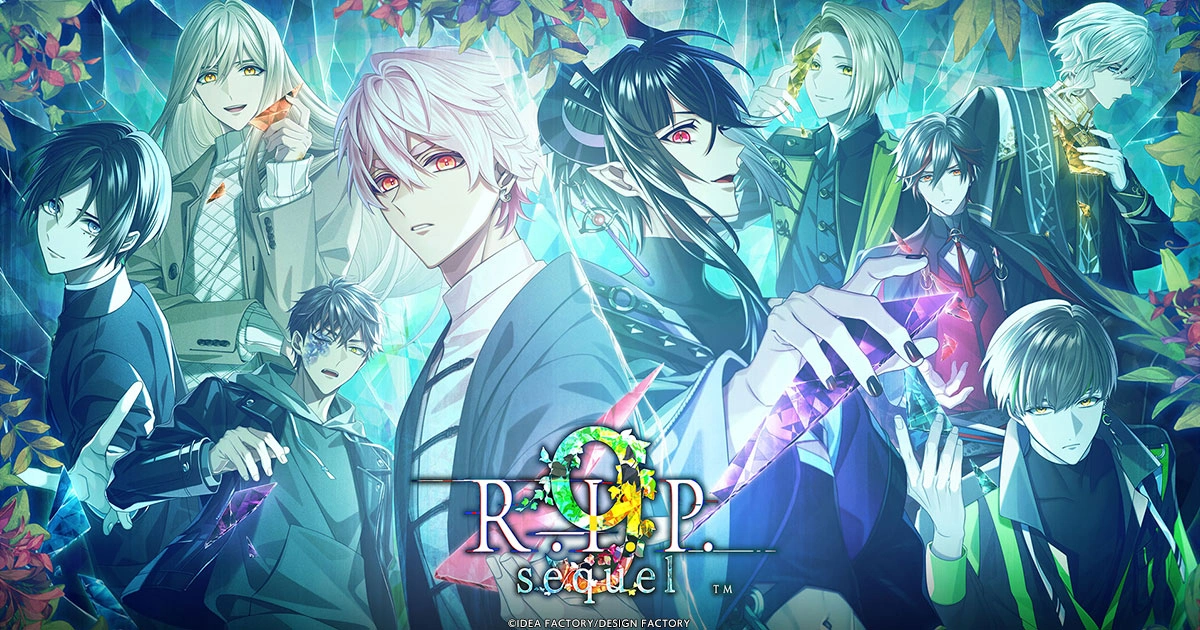《9 R.I.P. sequel》主視覺圖，九位男性主角集結