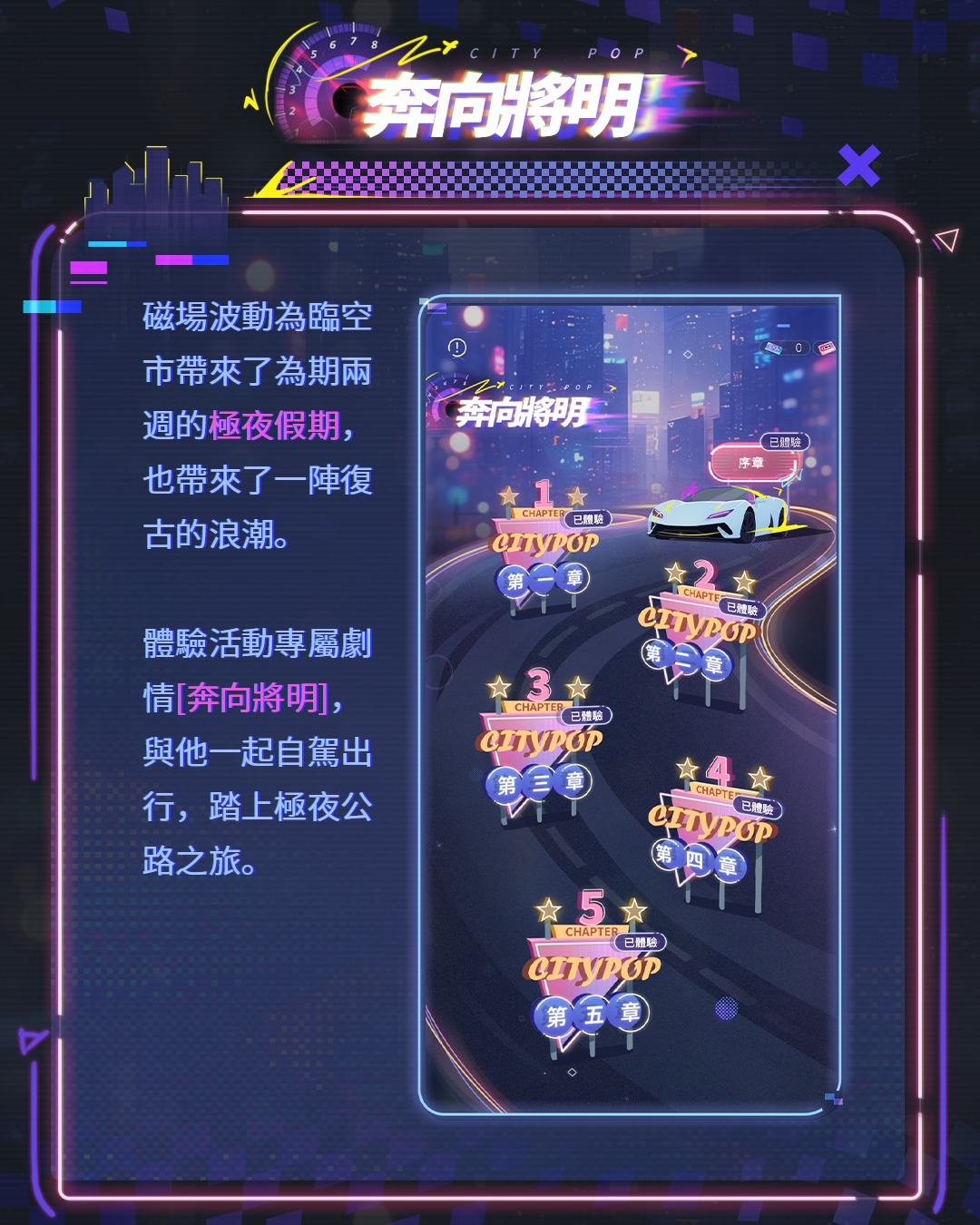 《戀與深空》全新版本「直到心跳沸騰」-活動「逐夜乘歌」-「奔向將明」劇情