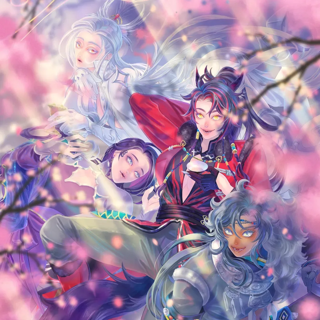 台灣獨立開發者-幽暮幻戲坊-BL 視覺小說-一落春 The First Spring-公開 Steam 頁面-開放願望清單-東方玄幻-ABO-多線敘事-九尾狐玉珮-陵光閣前閣主獨子-方星燦