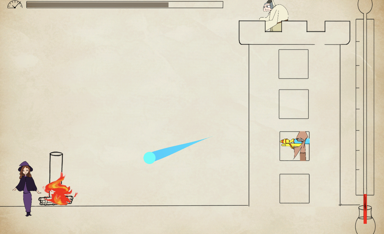 GirlsGameJam-憤怒女巫：紅色行動-原創遊戲-益智射擊遊戲