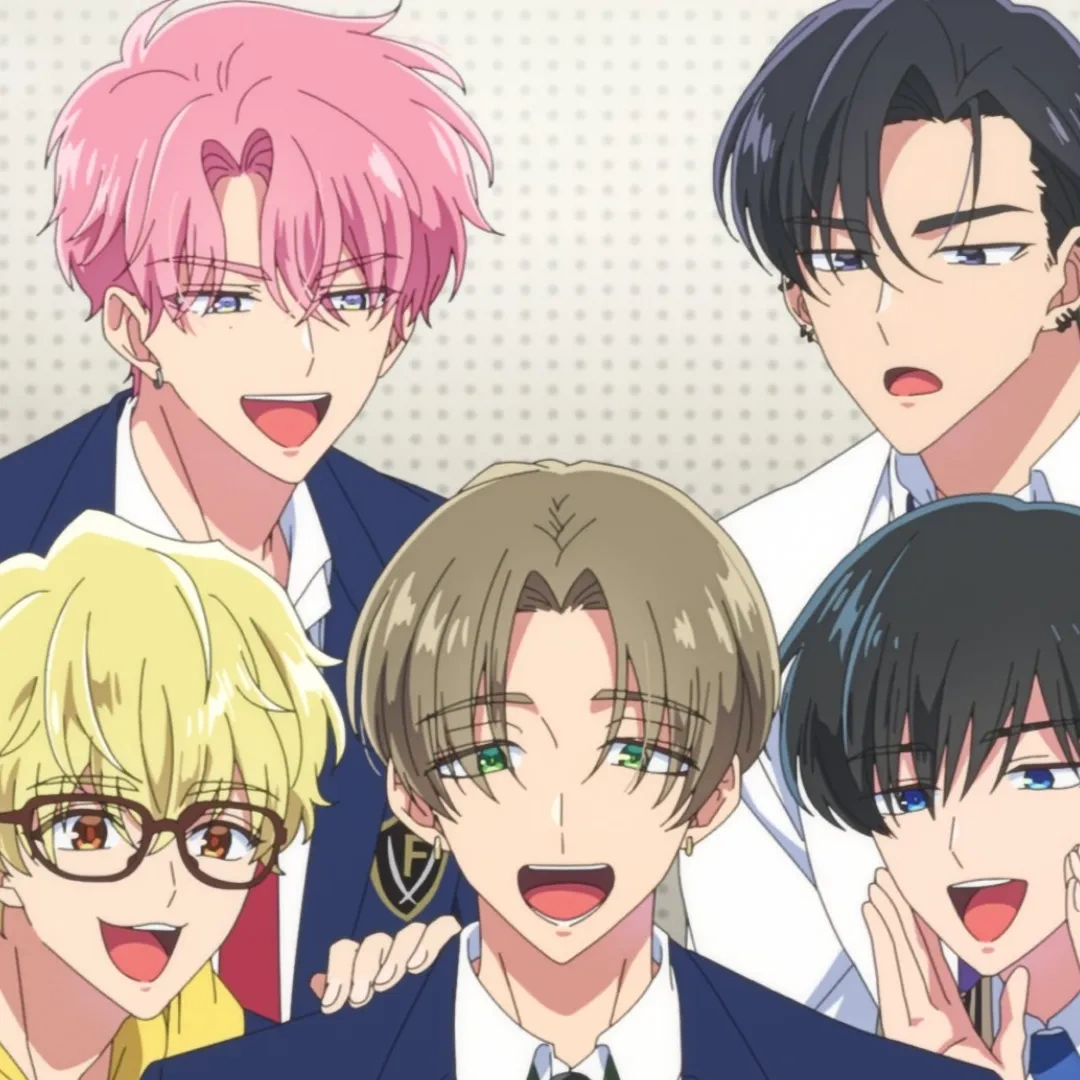 偶像-反差-追星-少女漫畫-動畫-現在的是哪一個多聞-F/ACE-偶像男團-Fly-文化祭-校園-演唱會-多聞-歌夏-櫻利-敬人-夏木-制服-偶像魅力-第一季完結