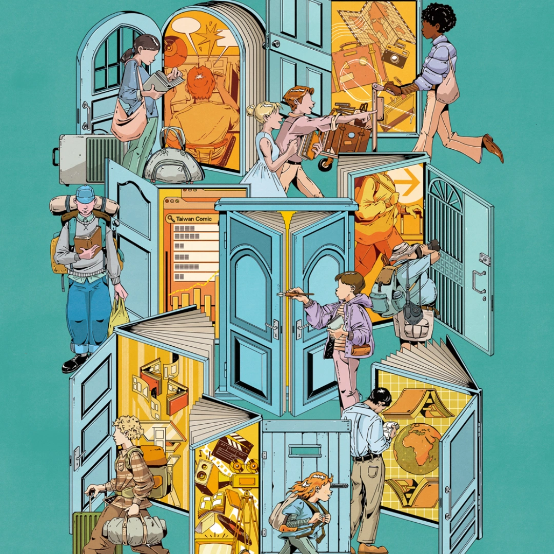 台漫-台灣漫畫-臺灣漫畫基地-臺漫現此時-黃金年代-顏惟萱-阮光民-韋蘺若明-HOM-賴萱珮-展覽介紹