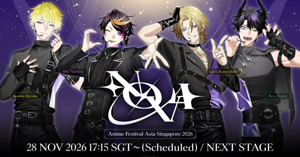 NIJISANJI EN-AFA Singapore 2026-Sonny Brisko-Shu Yamino-Luca Kaneshiro-Ren Zotto-VTuber