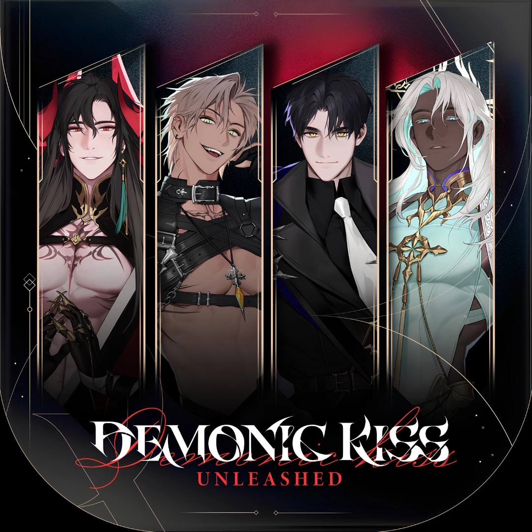 Demonic Kiss: Unleashed-女性向遊戲-GxB 暗黑奇幻戀愛遊戲-親吻-殺戮-惡魔-獵魔人-詛咒-天使-視覺小說-DEEPBLAQ-EVERIUM-惡魔契約