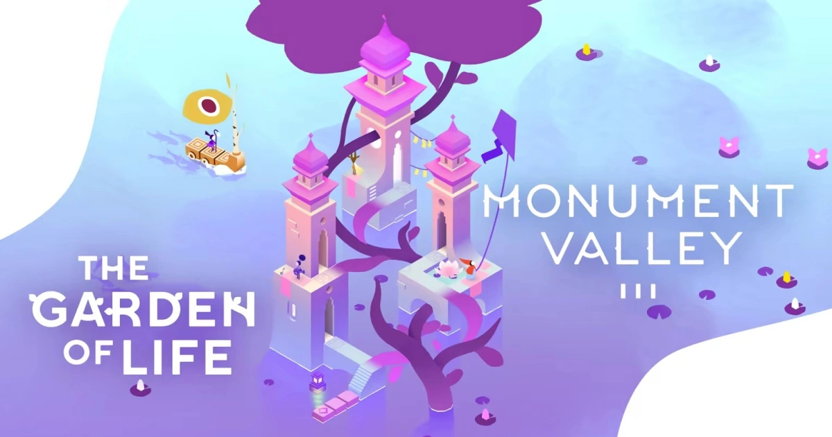 紀念碑谷-紀念碑谷3-免費-DLC-解謎-Steam-生命花園