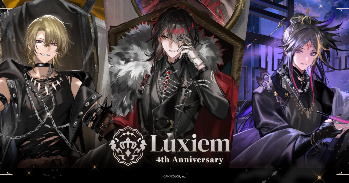 NIJISANJI EN-Luxiem四周年-villain惡役風格周邊-全球2025 年 12 月 16 日開賣