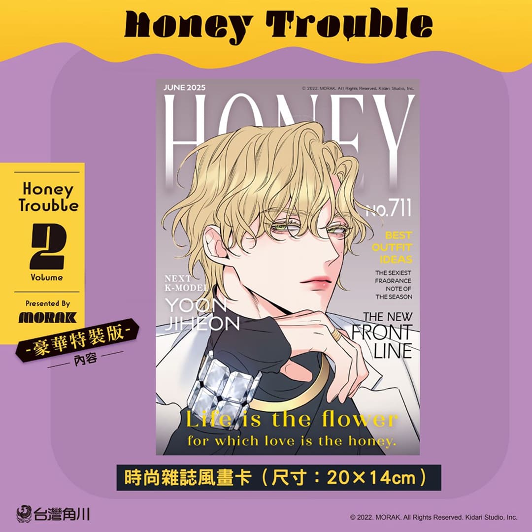 韓国BL ハニートラブル　honey trouble　台湾版　特装1巻➕特装2巻 韓国BL ハニートラブル honey trouble 台湾版 特装1巻➕特装2