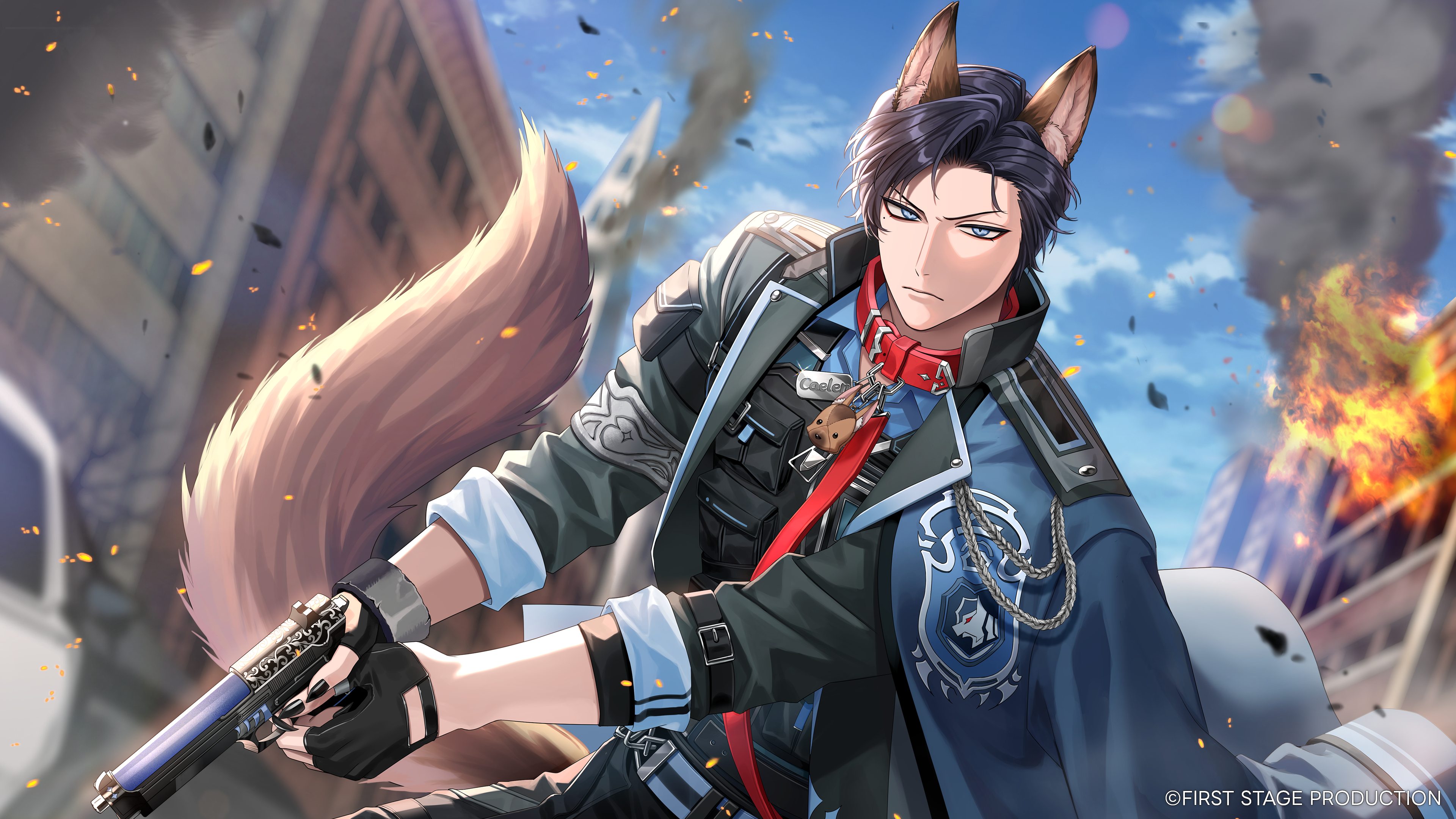英語圈全新 VTuber「Lamentus」-警探忠犬「Caelen Strayfe」
