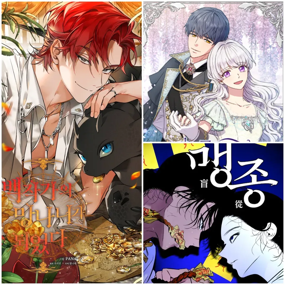 LINE WEBTOON 8 月新作陣容公開-韓國三巨頭-變成伯爵家的混混-看見幽靈的少女-成為我筆下男主角的妻子-KAKAO WEBTOON 轉學-陷阱-盲從-破墓-Haemuri-韓漫新作-韓漫4058