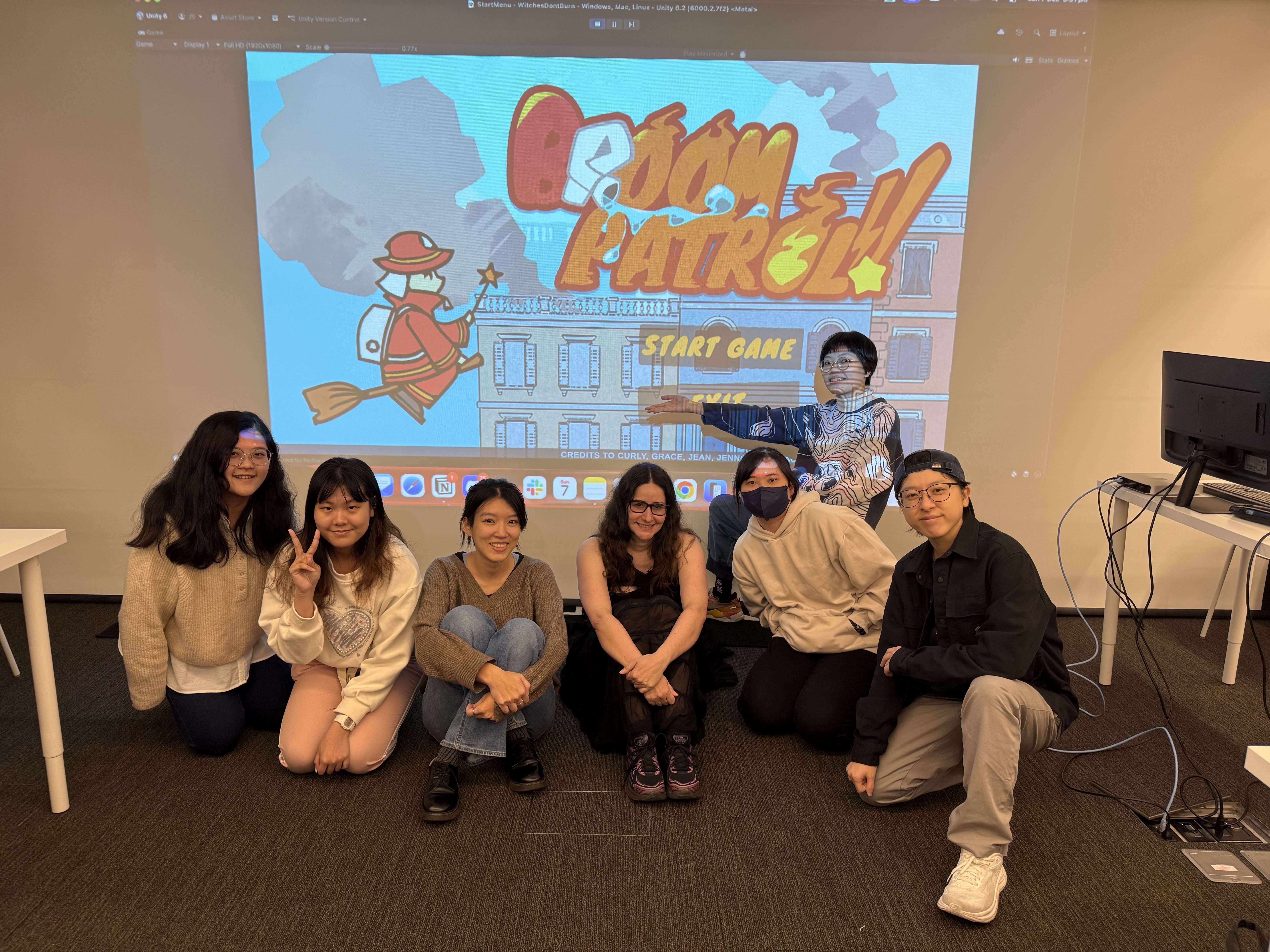 GirlsGameJam-BroomPatrol!!-原創遊戲-動作互動遊戲