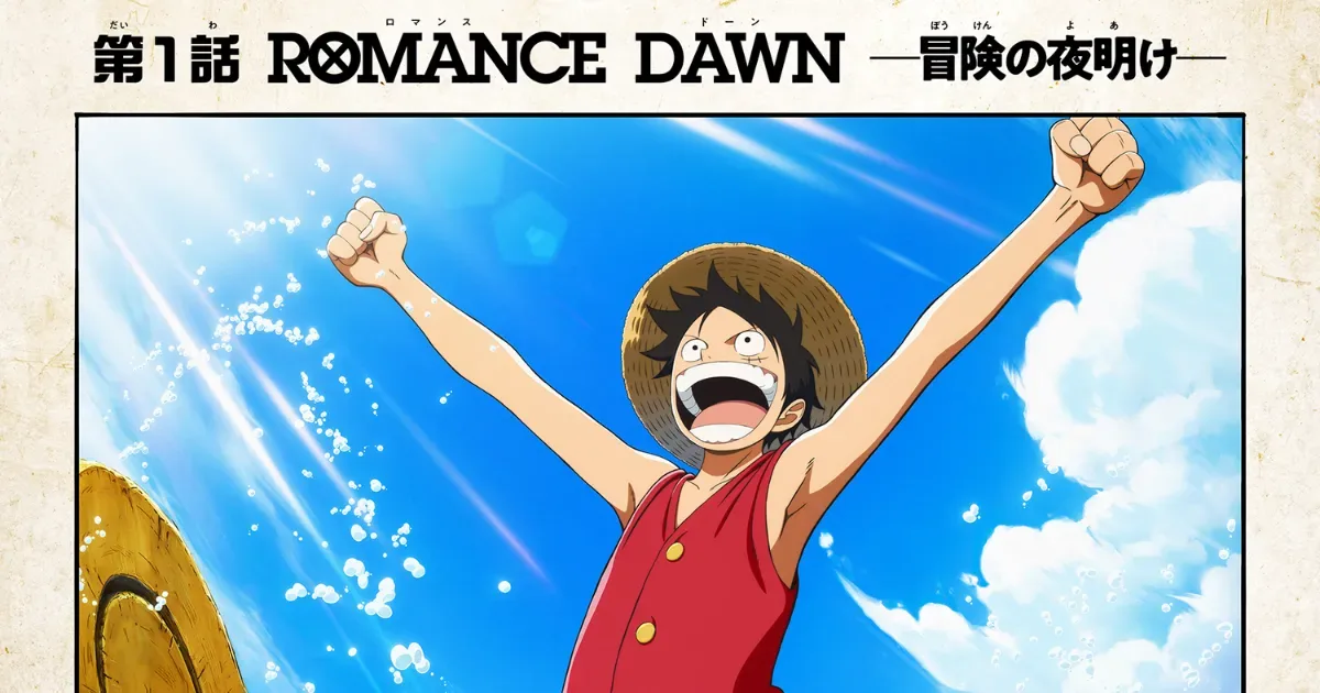 WIT STUDIO-重製版動畫《THE ONE PIECE》-第一話視覺圖-2027 年 2 月於 Netflix 上線-ONE PIECE-航海王-航海王重製-草帽海賊團-偉大的航道