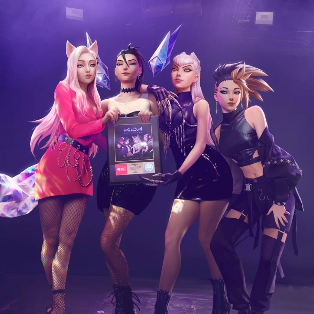 英雄聯盟-KDA-START A FIRE-阿璃-阿卡莉-伊芙琳-凱莎-虛擬女團-Riot Games4992