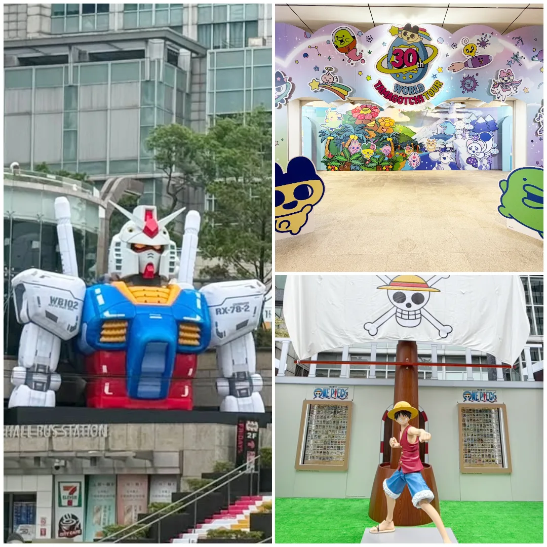 萬代-南夢宮-亞洲巡迴嘉年華-統一阪急-DREAM PLAZA-開箱-周邊-鋼彈-哥吉拉-超人力霸王-快閃店-套色印章明信片4040