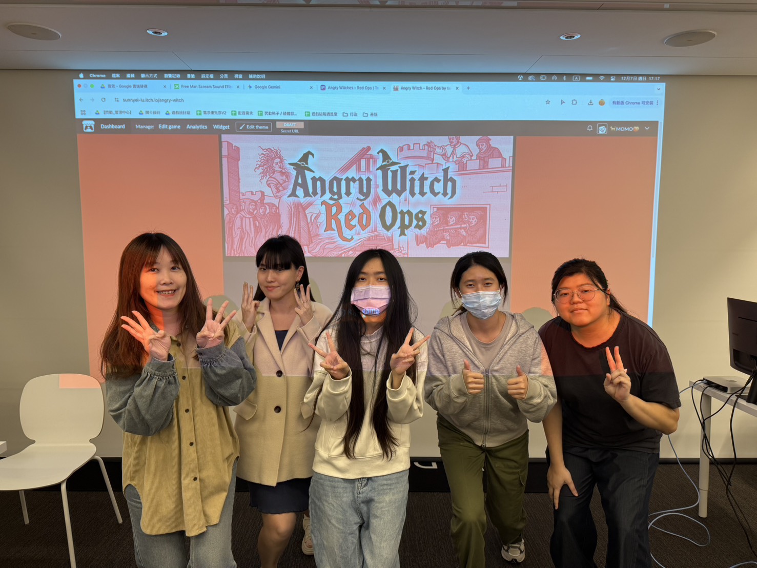 GirlsGameJam-憤怒女巫：紅色行動-原創遊戲-益智射擊遊戲