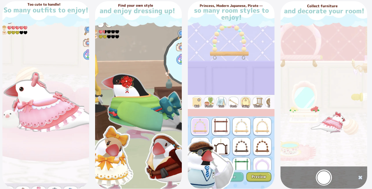 療癒系遊戲《幸福文鳥LIFE》