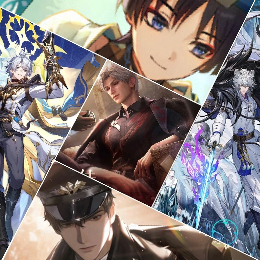 2025 TapTap 年度遊戲大賞-最受歡迎男角色-《戀與深空》秦徹-《崩壞：星穹鐵道》白厄-《原神》流浪者-散兵-《明日方舟》凜御銀灰-《世界之外》顧時夜