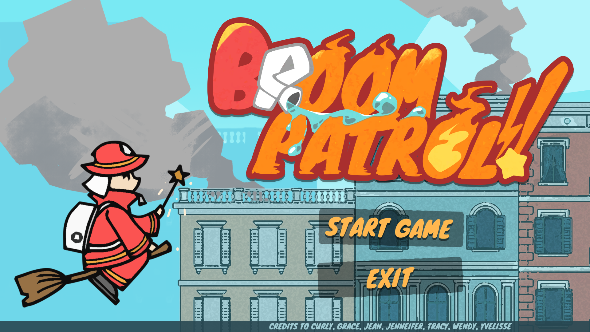 GirlsGameJam-BroomPatrol!!-原創遊戲-動作互動遊戲