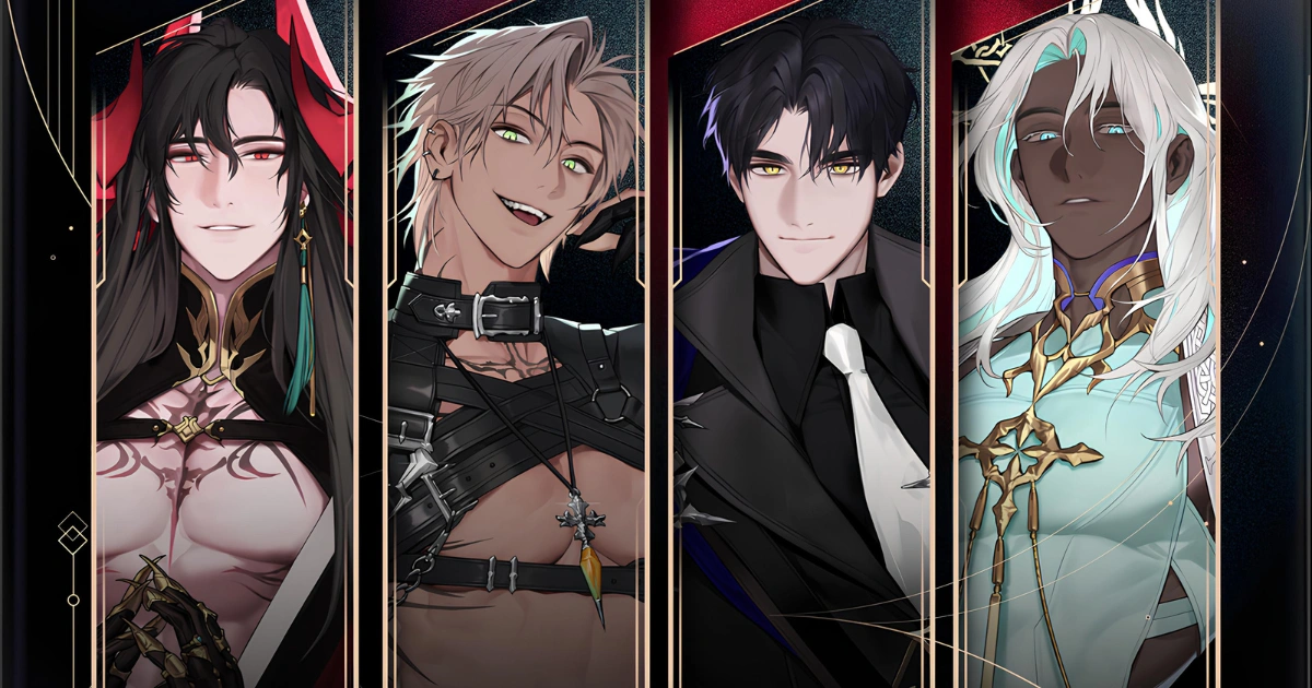 Demonic Kiss: Unleashed-女性向遊戲-GxB 暗黑奇幻戀愛遊戲-親吻-殺戮-惡魔-獵魔人-詛咒-天使-視覺小說-DEEPBLAQ-EVERIUM-惡魔契約