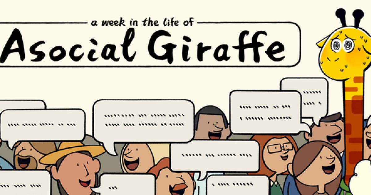 《社恐長頸鹿的一週》(A Week in the Life of Asocial Giraffe)試玩版開放繁體中文、簡體中文和日文