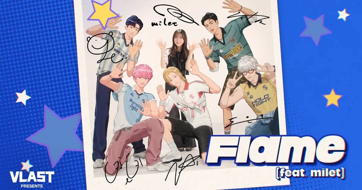 韓國虛擬男團-虛擬偶像-PLAVE-milet-葬送的芙莉蓮-全新日文單曲-Flame-青春-90年代日本動畫美學-虛擬現實-PLAVE和milet合作-搖滾歌曲-Flame MV-日韓音樂合作