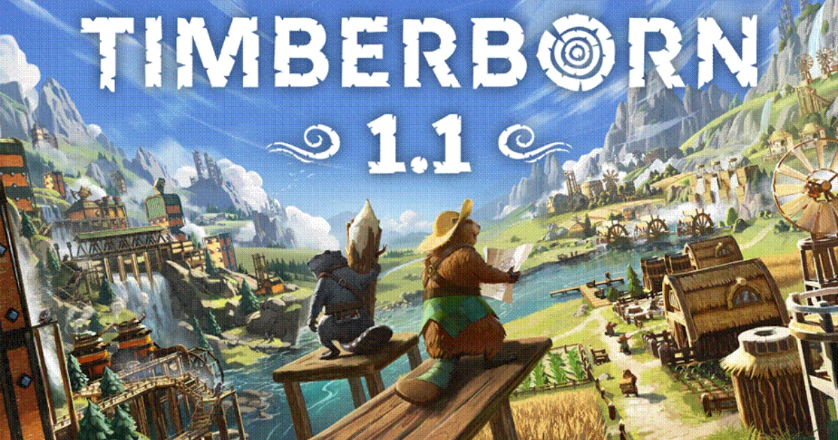 河狸浮生記-Timberborn-Mechanistry-1.1更新-城市建造-沙盒遊戲-河狸-防水建築-統計功能-新地圖-紀念碑-娛樂設施-多肉植物