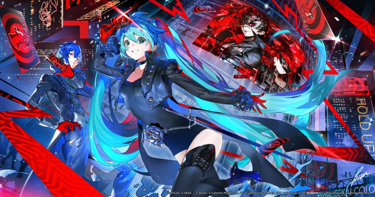 《世界計畫 繽紛舞台！feat. 初音未來》×《女神異聞錄5 皇家版》展開夢幻聯動！追加合作樂曲、限定服裝與集章任務同步登場！