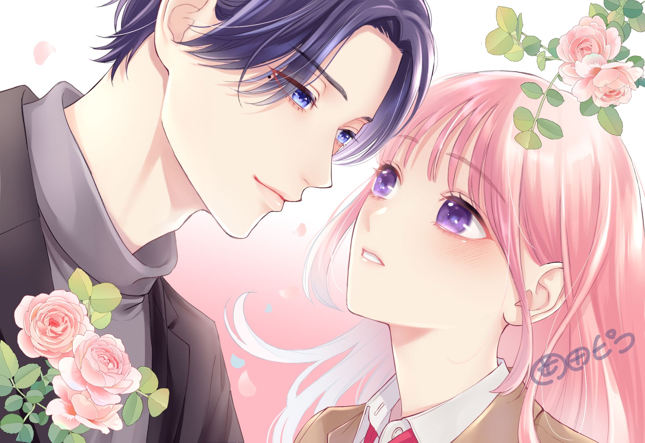 黒崎さんの一途な愛がとまらない-真人劇-主演陣容公開- 2026 年 1 月 6 日開播-岡田ピコ老師全新繪製插圖