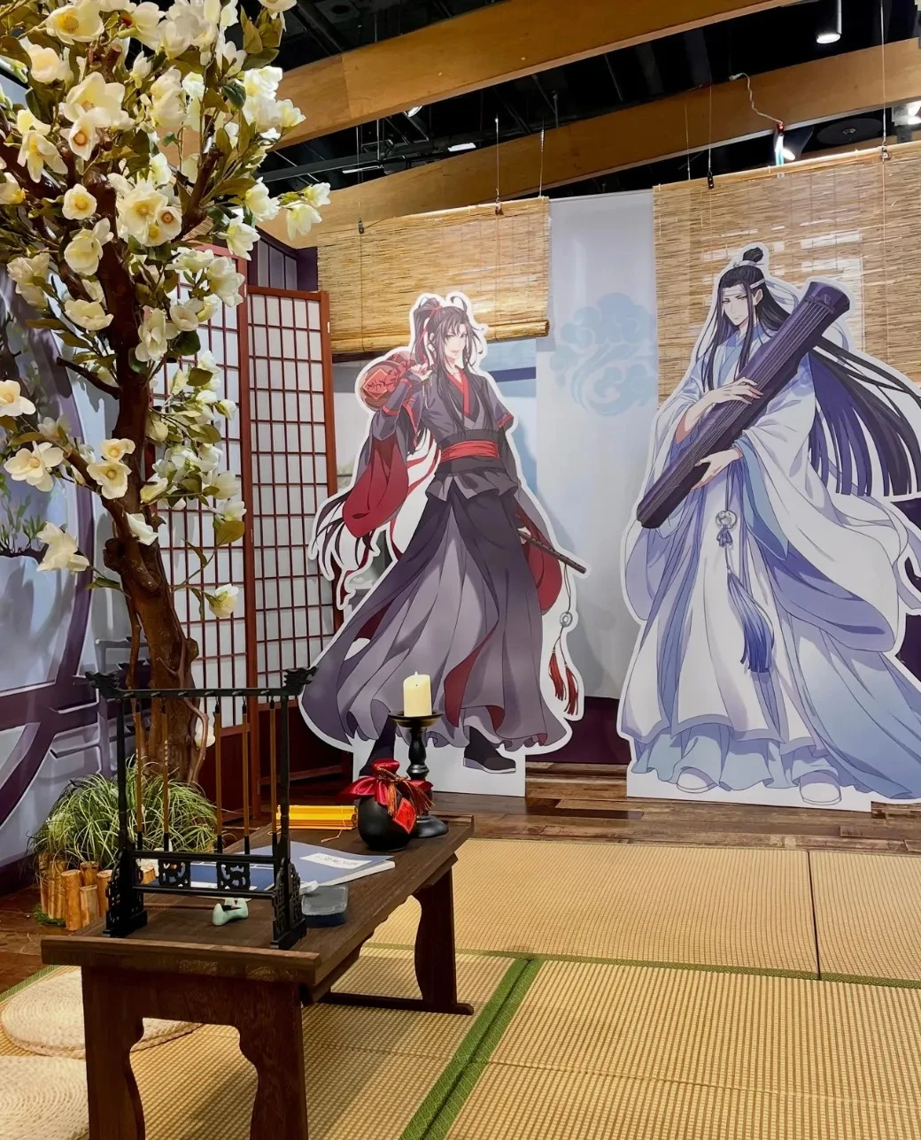 兄長，我想帶一人回雲深不知處-魔道祖師-魔道祖師動畫快閃店-雲深不知處-誠品生活西門店-藏書閣-姑蘇藍氏-藍忘機-魏無羨-姑蘇藍氏四千家規石壁-8 週年限定周邊-台灣首發-墨香銅臭-魔道祖師快閃店現場4928
