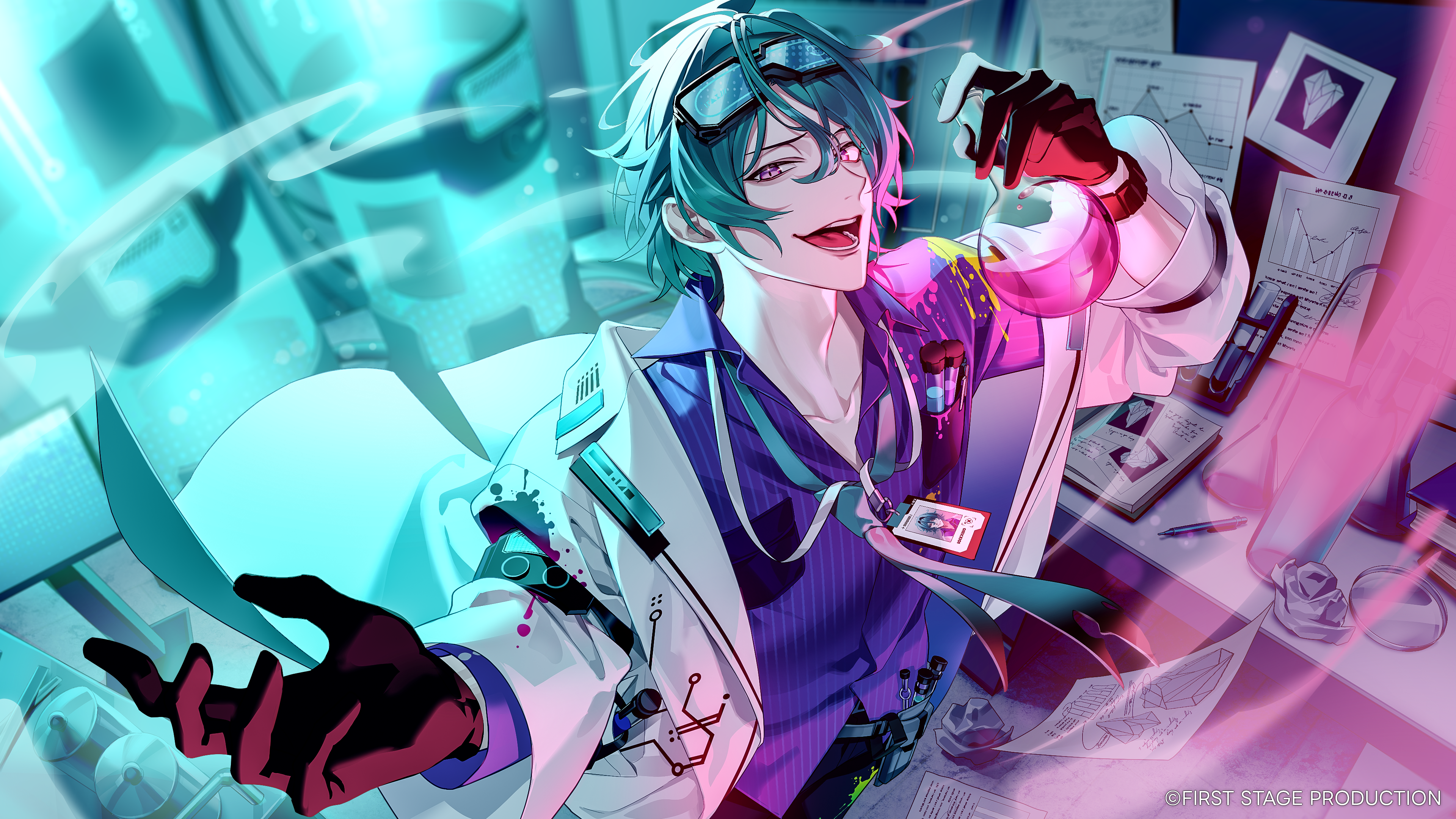 英語圈全新 VTuber「Lamentus」-瘋狂科學家「Elias Delborne」